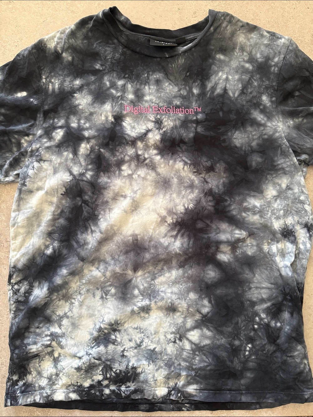 Lazy Oaf Tie-Dye 'Digital Exfoliation' Tee